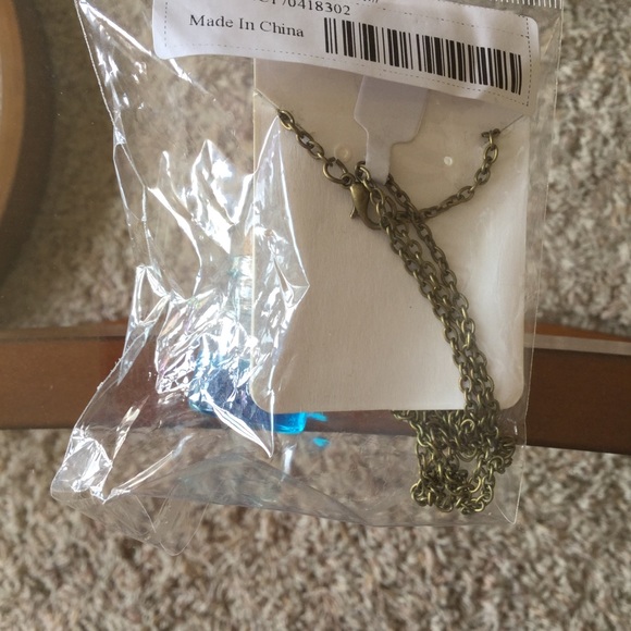 Sea Water Drift Paper Boat Pendant Necklace Anchor - Picture 4 of 5